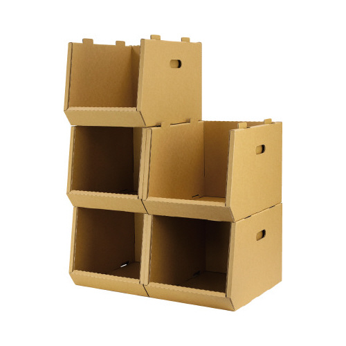 スタッキングコンテナＮ　５個セット　クラフト