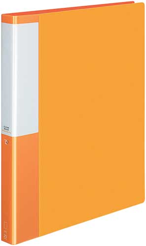 クリヤーＢポジティ替紙式橙Ａ４縦背幅３３ｍｍ１０冊画像