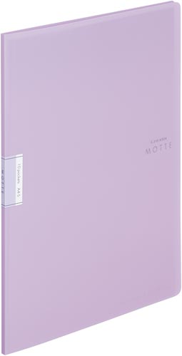 クリヤーブックモッテＡ４縦　１０Ｐ　紫１０冊画像