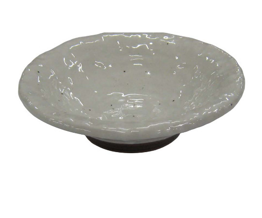 モダンホワイト 丸鉢 3.3寸（φ110）画像