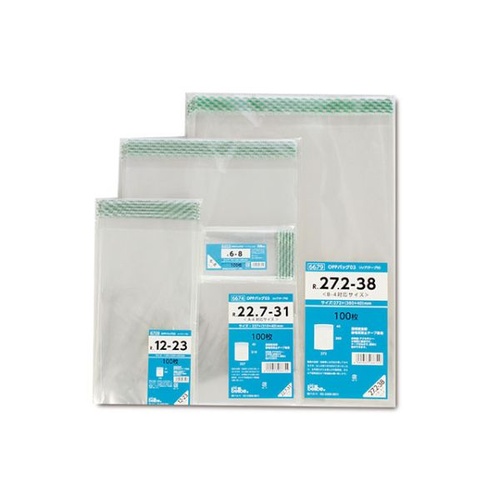 ベルベ テープ有 OPP袋 6760 OPPバッグリップ付 R 14-15.5画像