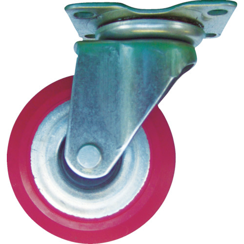 ｽﾁｰﾙﾎｲﾙ自在ｺﾞﾑ車 1個