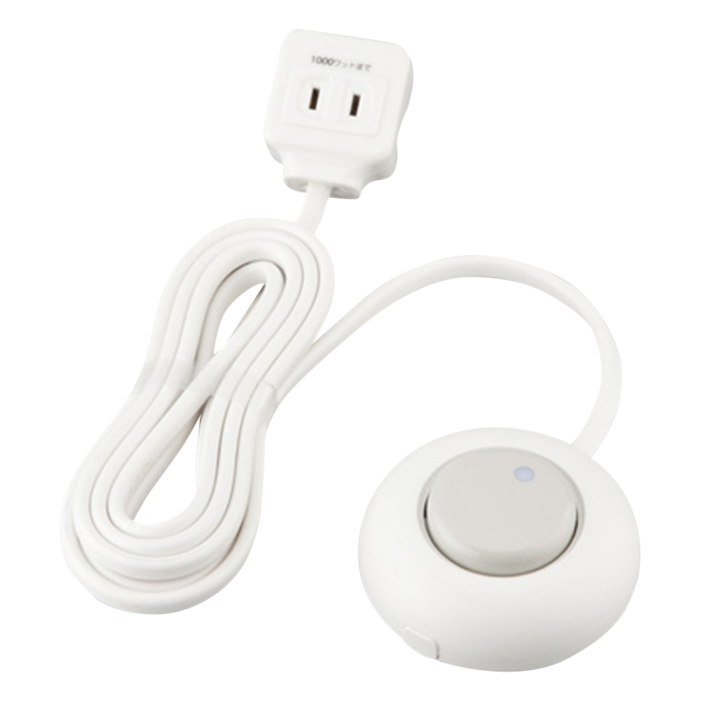 スイッチ付き延長コード　2.5m　フットスイッチ画像