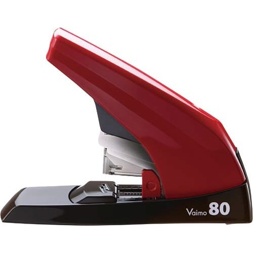 バイモ８０　８０枚とじフラットホッチキス　レッド画像