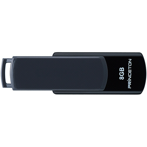 USBﾌﾗｯｼｭﾒﾓﾘｰ 回転式ｷｬｯﾌﾟﾚｽ 8GB ｸﾞﾚｰ/ﾌﾞﾗｯｸ 1ｾｯﾄ(10個)画像