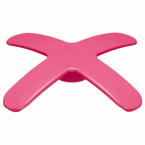 ﾏｸﾞﾈｯﾄﾊﾞｰ ﾍﾟｹﾋﾟﾀﾐﾆ ｸﾛｽﾊﾞｰﾀｲﾌﾟ 幅57×奥行57×高さ8mm ﾛｰｽﾞﾋﾟﾝｸ 1個画像