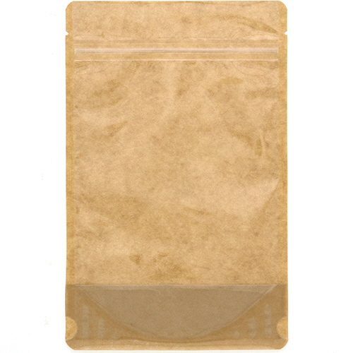 ﾁｬｯｸ付ｽﾀﾝﾄﾞ袋 OP14-22 ｸﾗﾌﾄ 片面ｸﾘｱ 1ｾｯﾄ(1000枚:25枚×40ﾊﾟｯｸ)画像