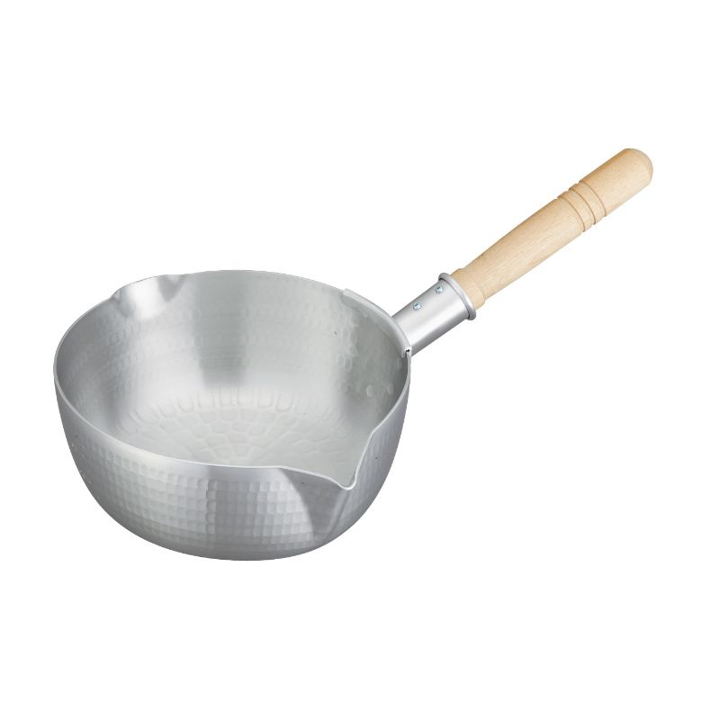 アルミ雪平鍋ペリカン口15cm目盛付(0.9L) 中尾アルミ製作所画像