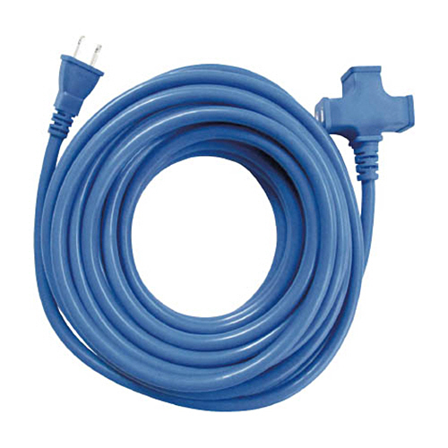 ｽﾀｰﾗｲﾄ 3個口超ｿﾌﾄ延長ｺｰﾄﾞ ﾌﾞﾙｰ 1本画像