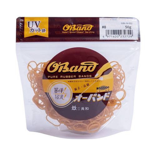 オーバンド　５０ｇ透明袋　＃８　アメ画像