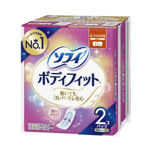 ソフィボディフィット羽なし　２８枚×２画像