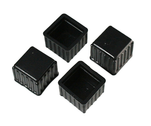 脚キャップ 30mm角×24mm 黒 1パック（4個入）画像