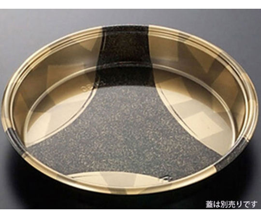 寿司容器 DX丸桶 30 金砂目-BK 身 160枚画像
