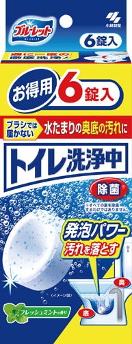 トイレ洗浄中　お得用　６錠入×４画像
