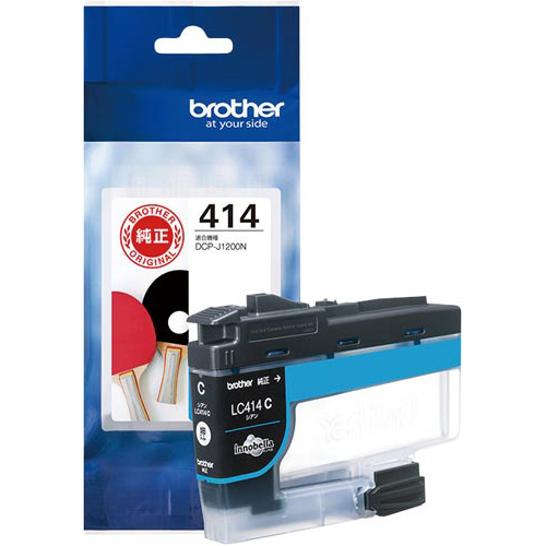 純正インク　ＬＣ４１４Ｃ　シアン画像