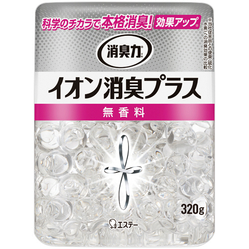 消臭力 ｸﾘｱﾋﾞｰｽﾞ ｲｵﾝ消臭ﾌﾟﾗｽ 無香料 本体 320g 1個画像