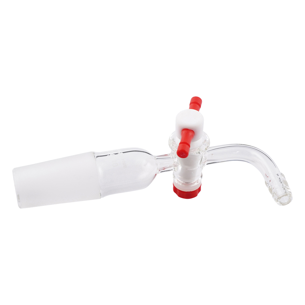 排気管　曲管　PTFEコック