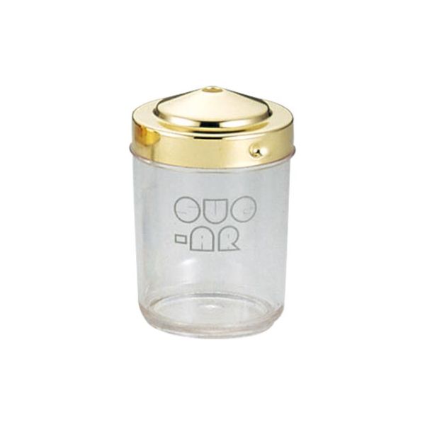 調味料入れ UK 調味缶 小 金冠・ポリカーボネイト〈シュガー〉 YUKIWA画像