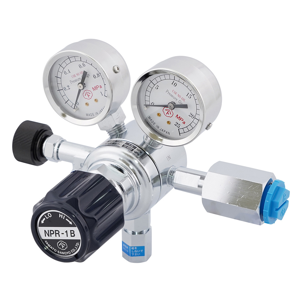 圧力調整器（バランス一段式）　真鍮（C3604B）　入口パージバルブなし