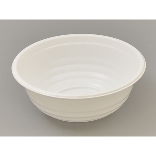 シーピー化成 どんぶり容器 BF-361 ホワイト 本体 発泡画像