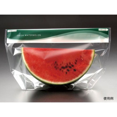 スタンド袋 PS スイカ袋 ウェーブ M JAN無 パックスタイル画像