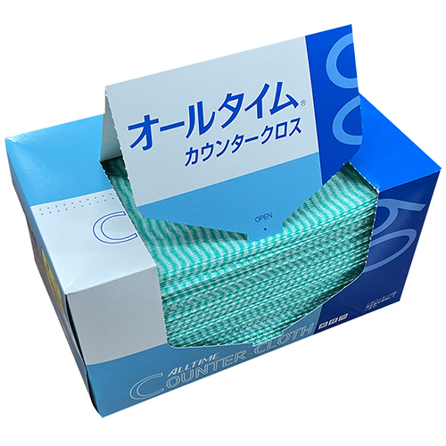 ｶｳﾝﾀｰｸﾛｽ 厚口 ｸﾞﾘｰﾝ 1ﾊﾟｯｸ(60枚)