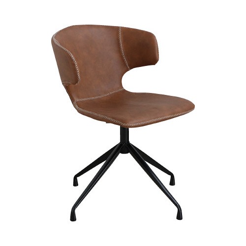 アーマーラウンドチェア　キャメル画像