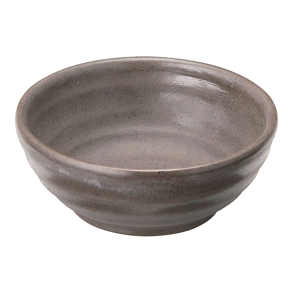 メラミンウェア　茶　小鉢　大画像
