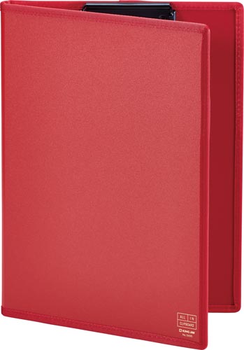 オ－ルインクリップボ－ド（カバ－付）アカ画像