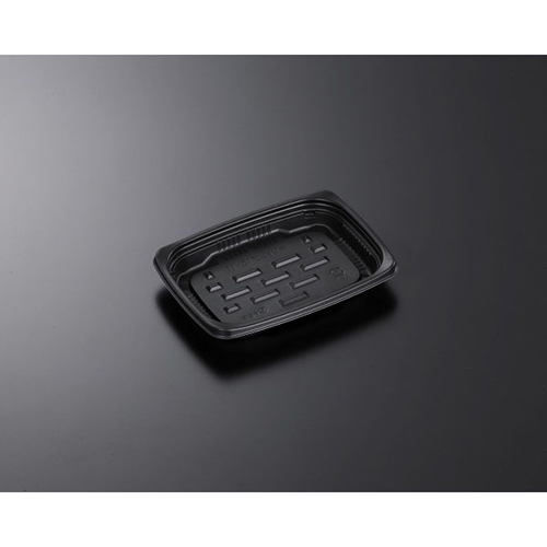 中央化学 軽食容器 CT デリトップ 15-11 BK 本体画像