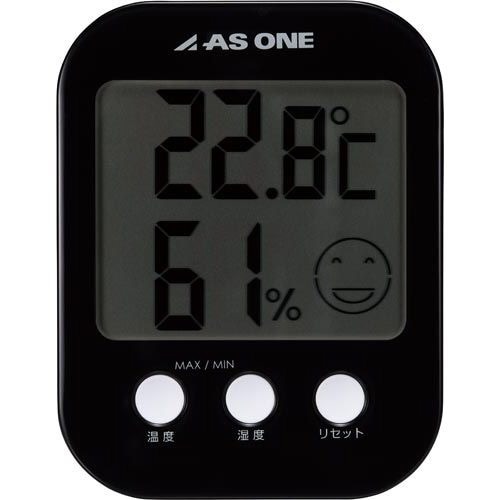 温湿度計　黒　Ａ－２３０－Ｂ画像