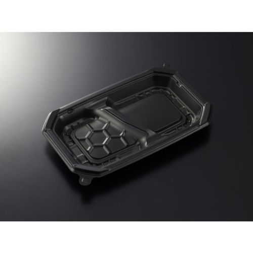 中央化学 弁当容器 CT ロックス 22-14 2S BK 本体画像