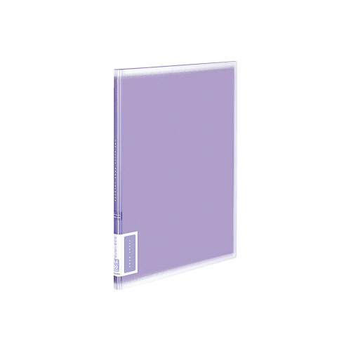 クリヤーブック＜コロレー＞固定式Ａ４ポケット　紫画像