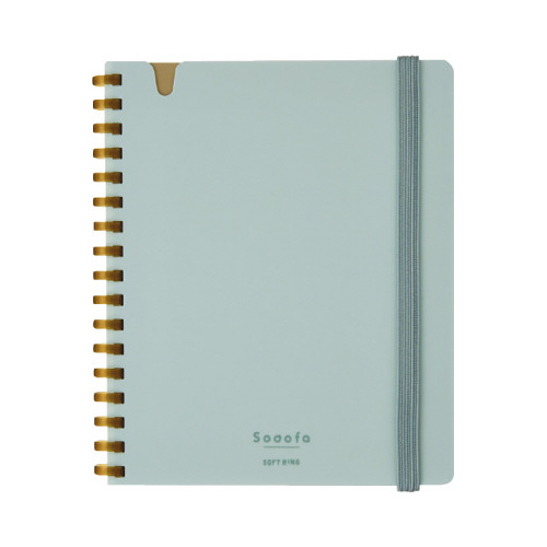 ソフトリングノート＜スーファ＞４ｍｍ方眼罫Ｘ５画像