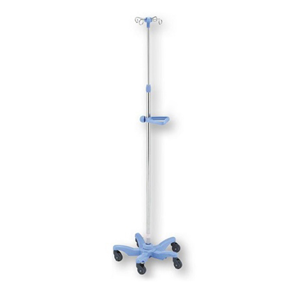 JUSTイルリガートルスタンド（ダンパー・ハンドル付き）　ブルー　フック4本画像