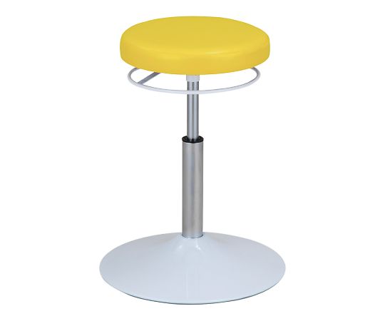 患者用ラウンドチェア　イエロー