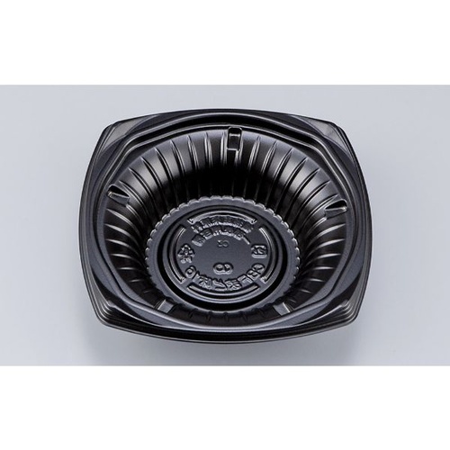 シーピー化成 どんぶり容器 CBFまど味16 黒 本体