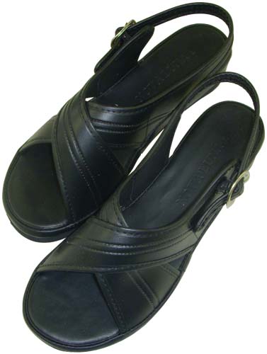 婦人ナースサンダル　ブラック　Ｍ画像