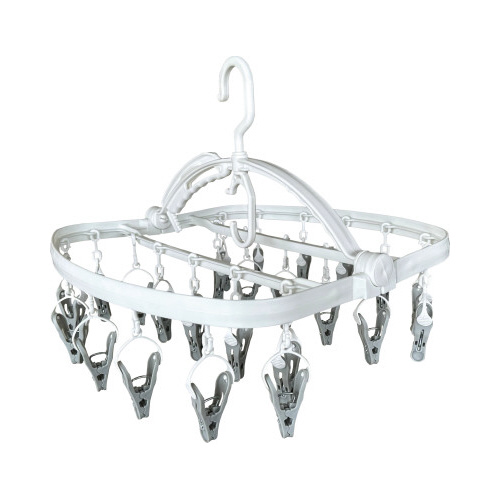 まとめて取り込める角ハンガー２４ピンチ