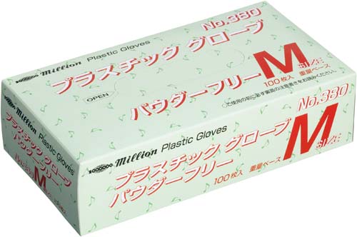 プラスチックグローブＮＯ．３８０　Ｍサイズ画像