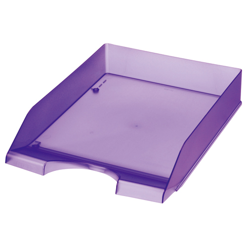 ｽｹﾙﾄﾝｶﾗｰﾚﾀｰﾄﾚｰ A4ﾀﾃ ﾊﾟｰﾌﾟﾙ 1ｾｯﾄ(3個)画像