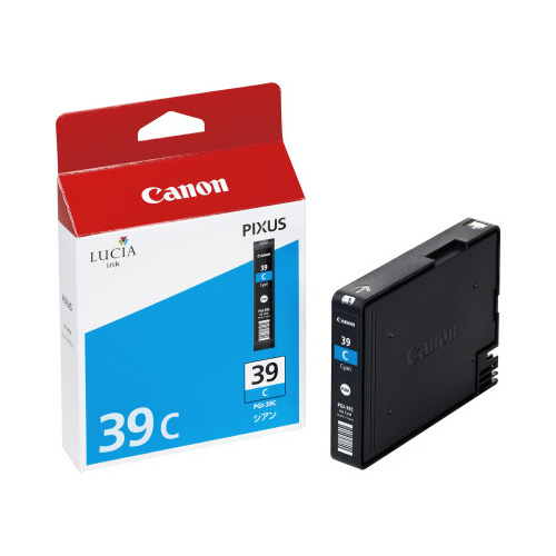 純正インク　ＰＧＩ－３９Ｃ　シアン画像
