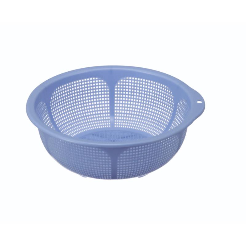 調理用品　トンボ　フラワーざる　ブルー　33型画像