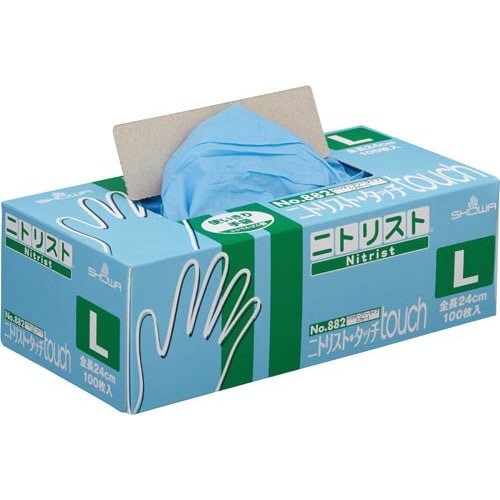 ニトリスト・タッチ　ブルー　Ｌ　２０箱画像