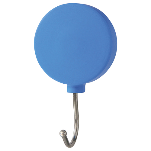 ﾌﾟﾗﾏｸﾞﾈｯﾄﾌｯｸ ｽｲﾝｸﾞ式 耐荷重約3kg 青 1個画像