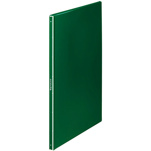 ｸﾘｱｰﾌｧｲﾙ ﾋｸﾀｽ(透明) A4ﾀﾃ 20ﾎﾟｹｯﾄ 背幅11mm 緑 1ｾｯﾄ(5冊)画像