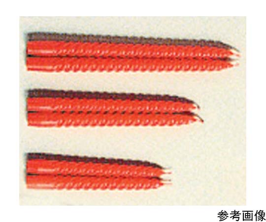 スパイラルキャンドル 12本入 赤 8インチ