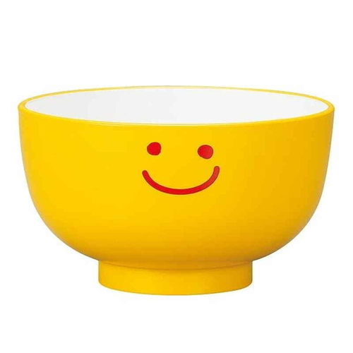 お椀 250ml OMU SMILE 皿 子供用食器 プラスチック 日本製 ちゃっぷ画像