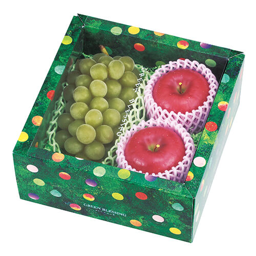 みどりのめぐ実　２１０角　グリーン画像