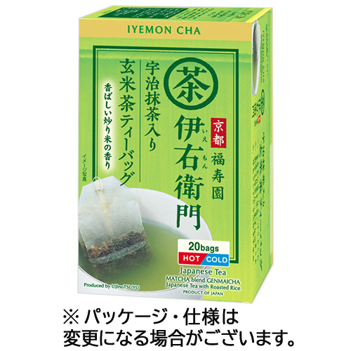 伊右衛門 抹茶入り玄米茶ﾃｨｰﾊﾞｯｸﾞ 1箱(20ﾊﾞｯｸﾞ)画像